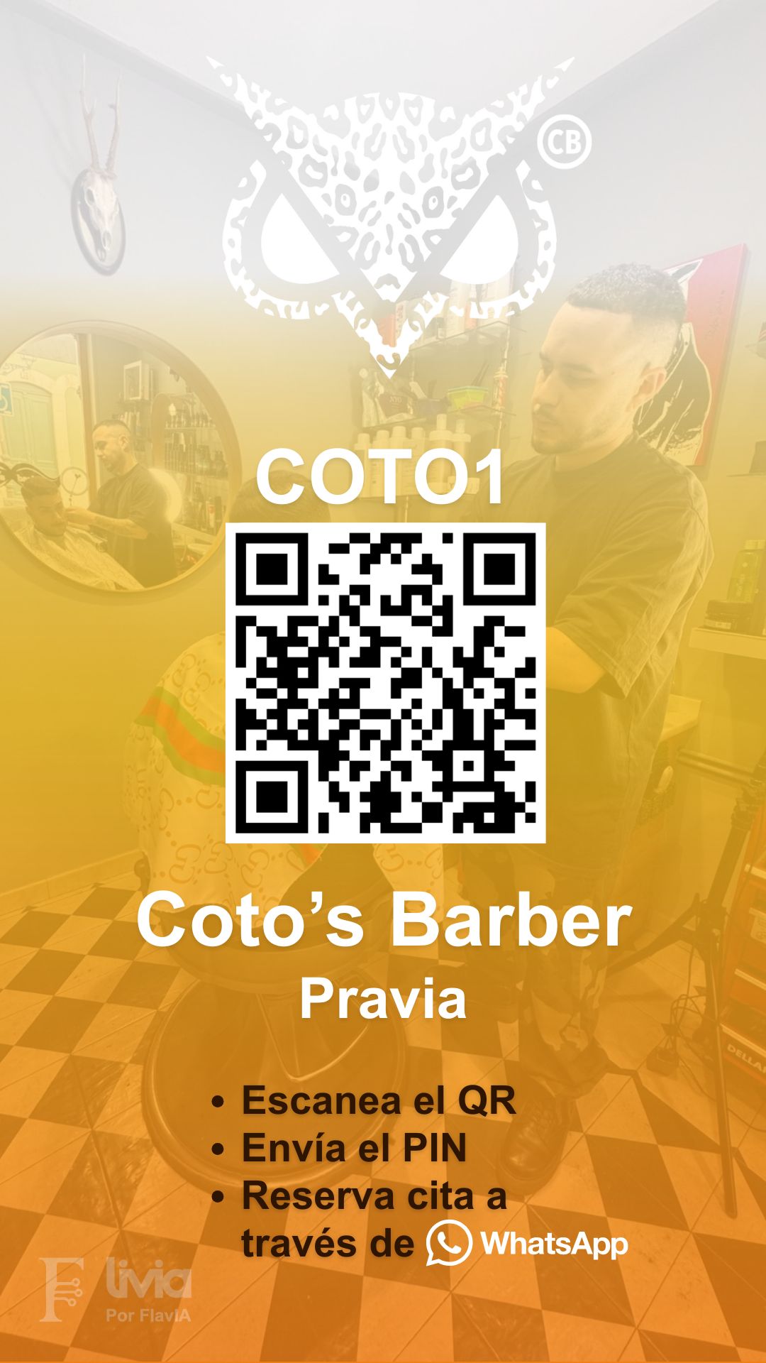 Reserva en Pravia en Coto's Barber 